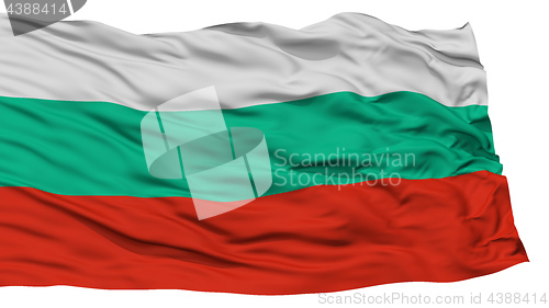 Image of Isolated Bulgaria Flag