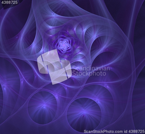 Image of Purple spiral fractal picture