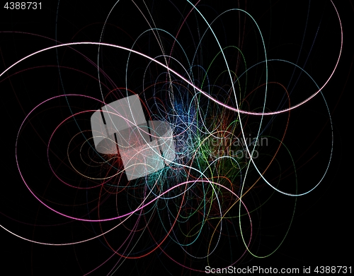 Image of Multicolored chaos fractal