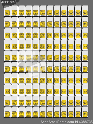 Image of typical sim cards