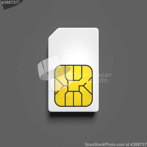 Image of typical sim card