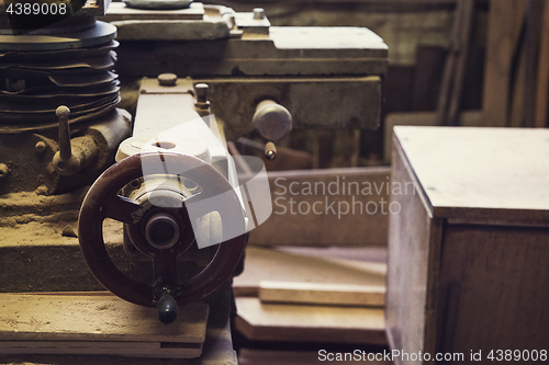 Image of at the sawmill