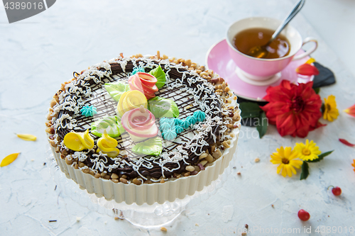 Image of Tasty cakes composition