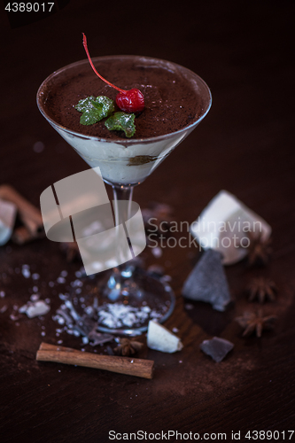 Image of Ice cream chocolate dessert