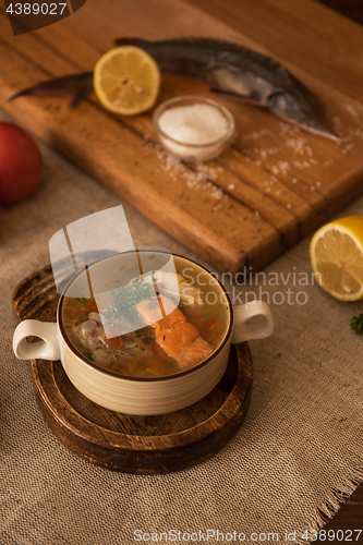 Image of fish soup composition