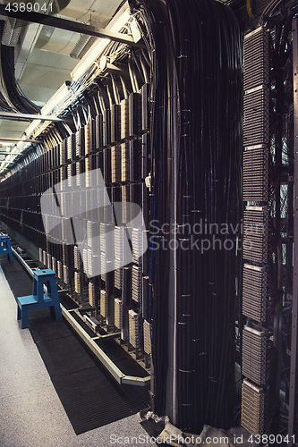 Image of Retro telephone exchange