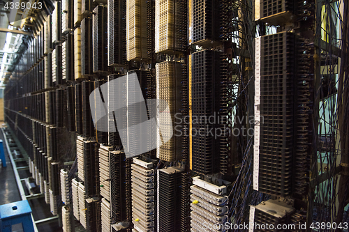 Image of Retro telephone exchange