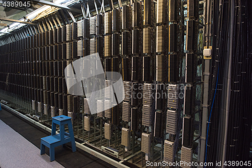 Image of Retro telephone exchange