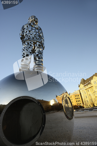 Image of HELSINKI, FINLAND  - FEBRUARY 24, 2018: The National Memorial to