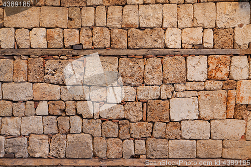 Image of Background of stone wall texture