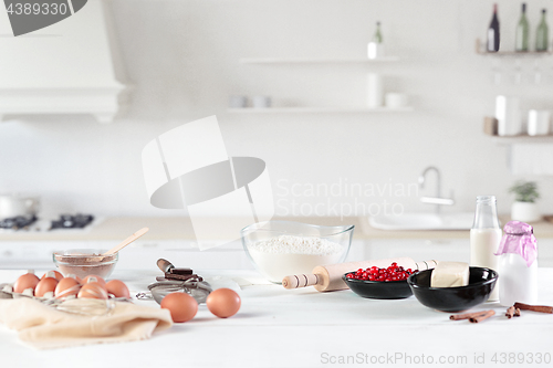 Image of The rustic kitchen with eggs