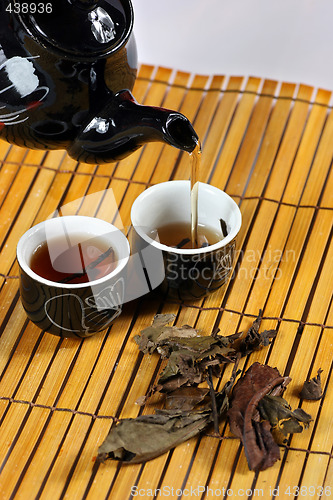 Image of tea cup set