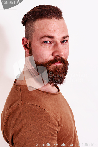 Image of Portrait of bearded man