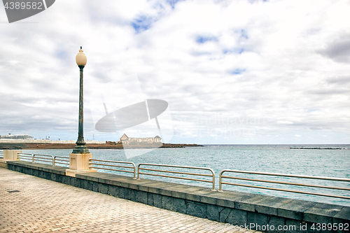 Image of Walking street along Atlantic Ocean in Arrecife