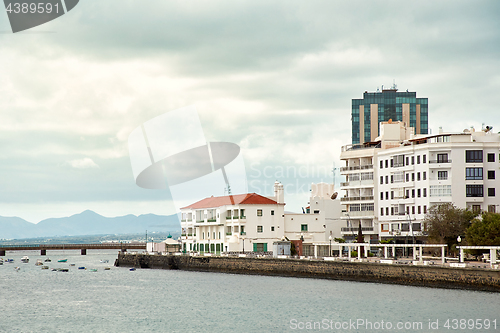 Image of Panoramic view of Arrecife town, the capital of Lanzarote Island