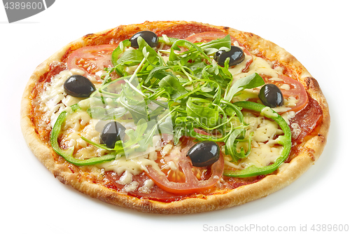 Image of freshly baked pizza