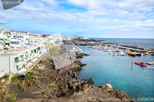 Image of Panoramic view of Puerto del Carmen, Lanzarote, Spain