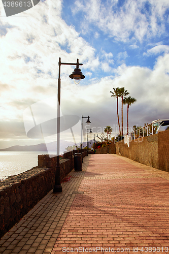 Image of Walking street in Puerto del Carmen, Lanzarote Island