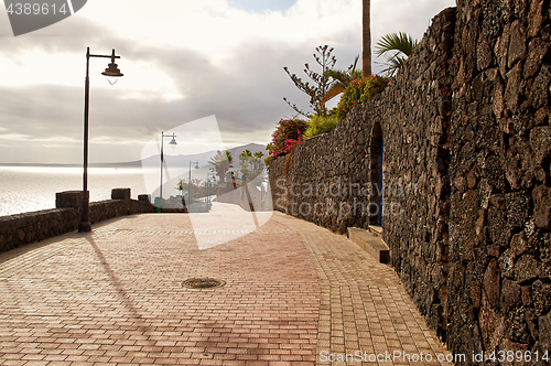 Image of Walking street in Puerto del Carmen, Lanzarote Island