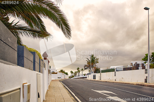 Image of Street view of Puerto del Carmen, Lanzarote Island