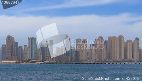 Image of Panorama Dubai city UAE