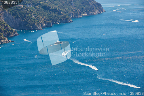 Image of High angle view of Minori and Maiori, Amalfi coast, Italy