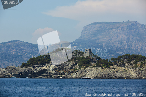 Image of travel in Italy series - view of beautiful Amalfi