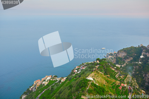 Image of travel in Italy series - view of beautiful Amalfi