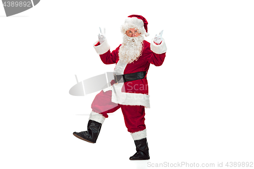 Image of Portrait of Man in Santa Claus Costume