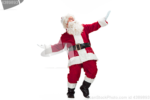 Image of Portrait of Man in Santa Claus Costume