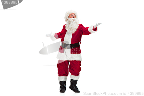 Image of Portrait of Man in Santa Claus Costume