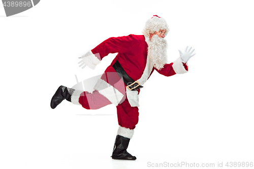 Image of Portrait of Man in Santa Claus Costume