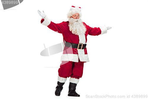 Image of Portrait of Man in Santa Claus Costume