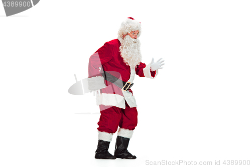 Image of Portrait of Man in Santa Claus Costume