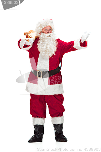 Image of Portrait of Man in Santa Claus Costume