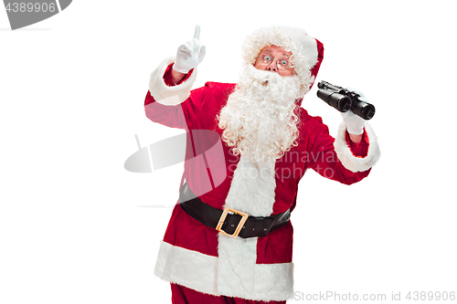 Image of Portrait of Man in Santa Claus Costume