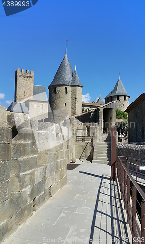 Image of Medieval castle of Carcassonne, France