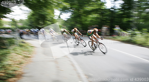 Image of Speedy cyclists
