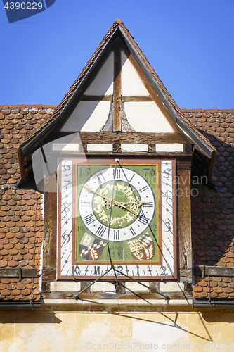 Image of old clock at Bebenhausen Germany