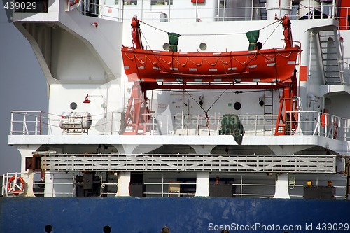 Image of cargo ship detail