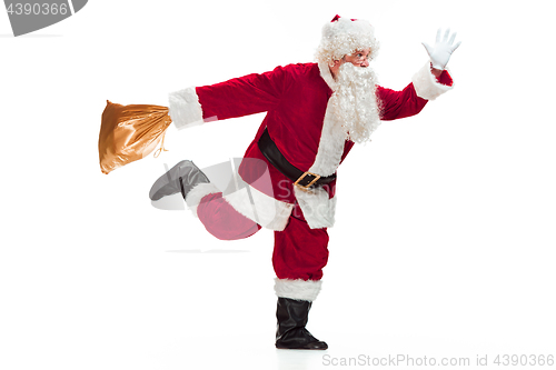 Image of Portrait of Man in Santa Claus Costume