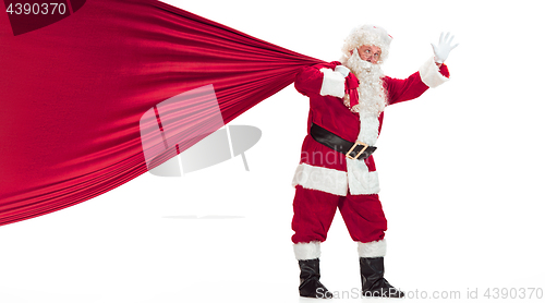 Image of Portrait of Man in Santa Claus Costume