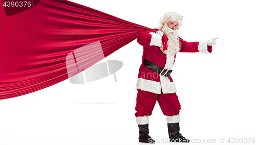 Image of Portrait of Man in Santa Claus Costume