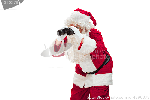 Image of Portrait of Man in Santa Claus Costume