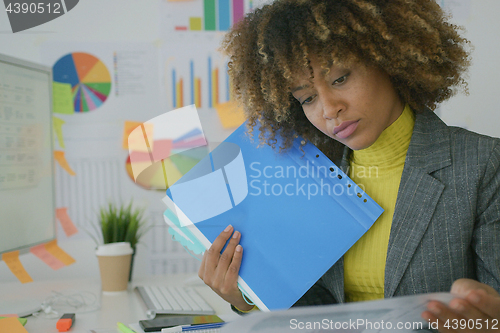 Image of Responsible worker exploring papers