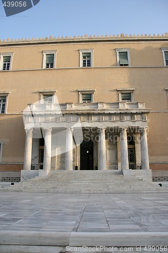 Image of entrance of parliament