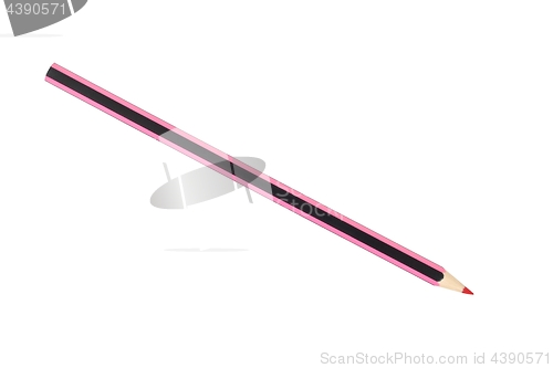 Image of Pink pencil on white