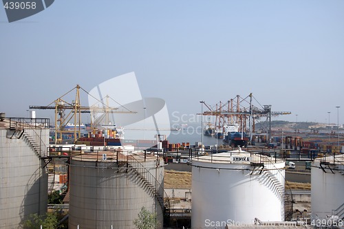 Image of chemical plant and port