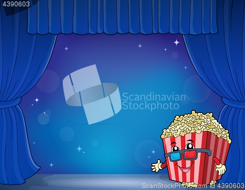 Image of Stylized popcorn theme image 5