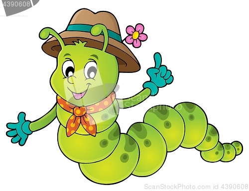 Image of Happy caterpillar theme image 1